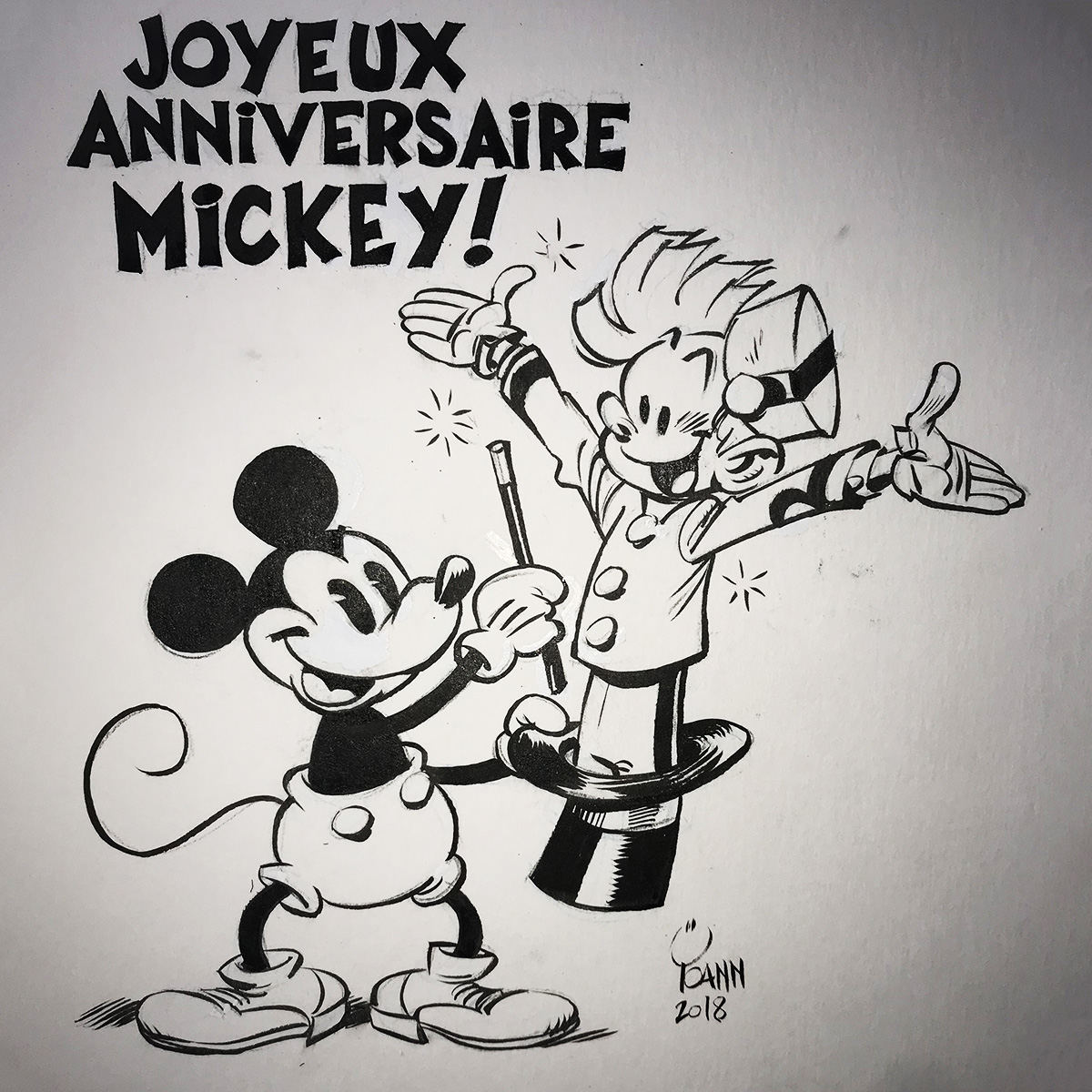 Info Spirou Fete Mickey Editions Dupuis