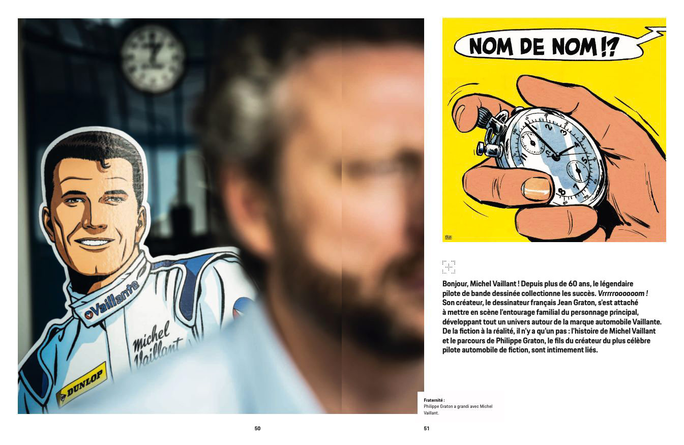 Article sur Michel Vaillant dans la revue Christophorus de Porsche - 2
