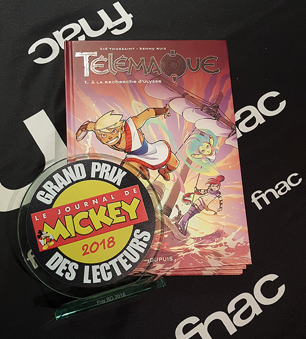 Télémaque Grand Prix BD des lecteurs du journal de Mickey !