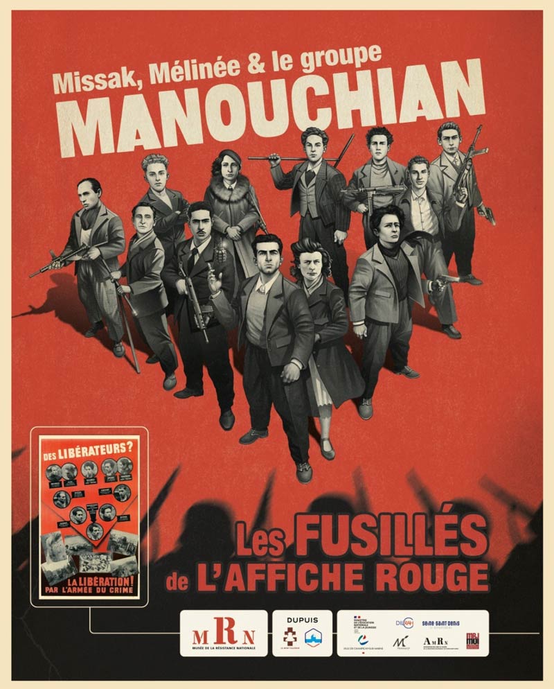 Expo <i>Manouchian :Les fusillés de l'affiche rouge</i>