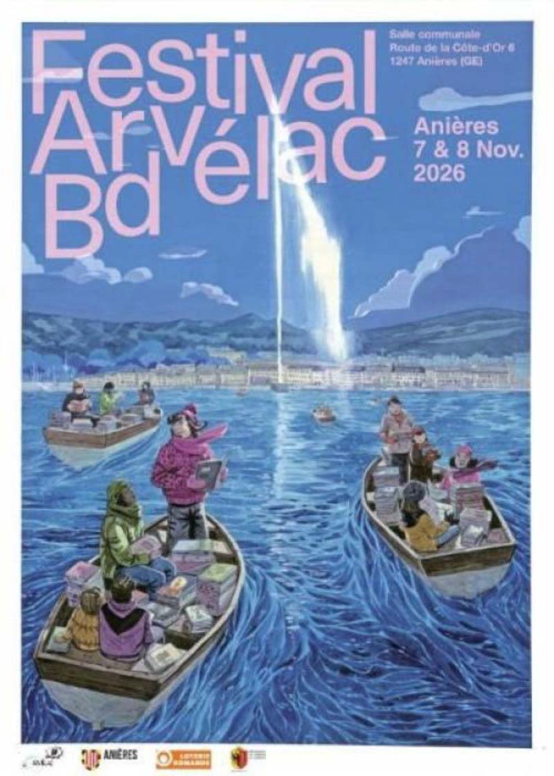 Philippe Pelaez (Julie Wood) au festival Arvélac BD