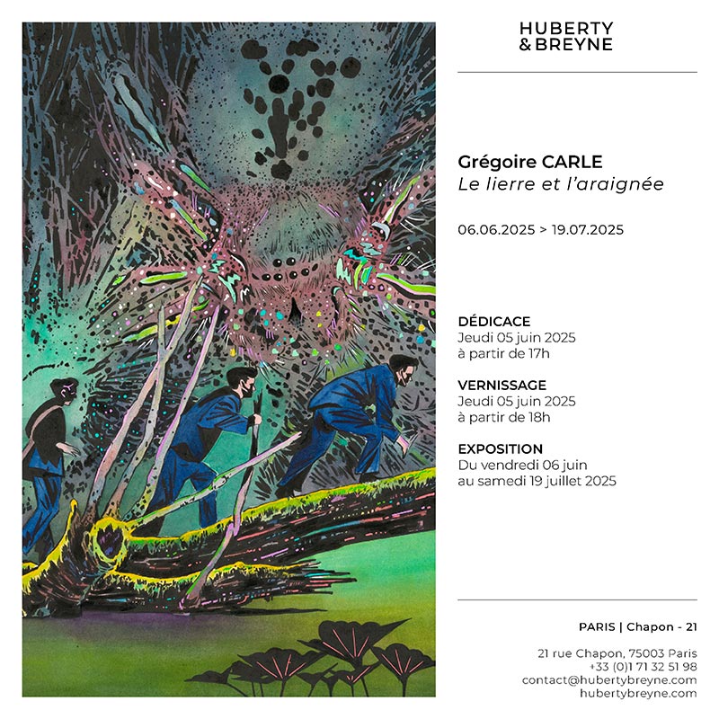 Expo <Le lierre et l'araignée de Grégoire Carle, à Paris