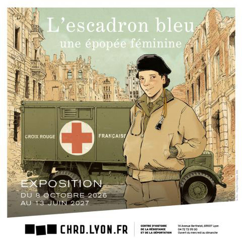 Exposition L'escadron Bleu, 1945 au CHRD de Lyon