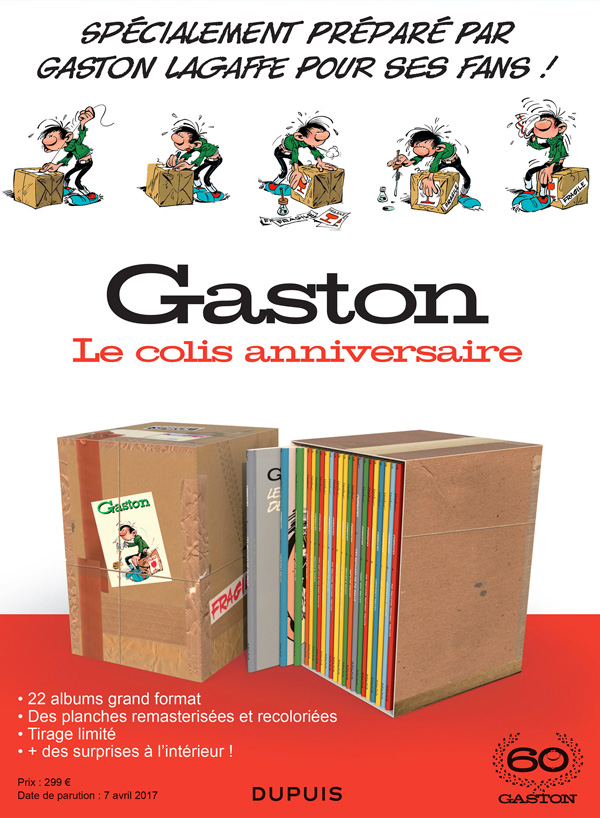 Gaston, le colis anniversaire des 60 ans !
