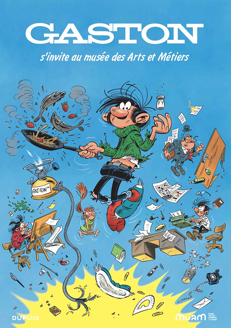 Gaston s'invite au Musée des Arts et Métiers à Paris