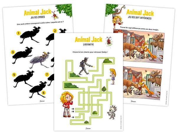 « Animal Jack », Tome 2 : de nouvelles fiches pédagogiques pour les enfants