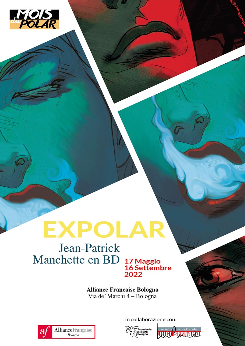 Expo Jean-Patrick Manchette à Bologne