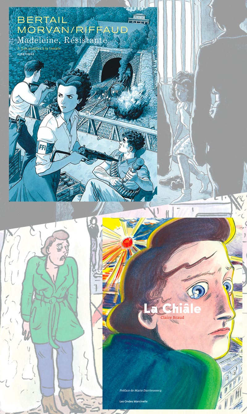 <i>Madeleine, Résistante</i>, Tome 3 et <i>La Chiâle</i> en lice pour le prix Wolinski / Le Point